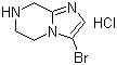 3-Bromo-5,6,7,8-tetrahydroimidazo[1,2-a]pyrazine hydrochloride molecular structure (CAS 954239-19-1)