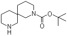 tert-Butyl 2,8-diazaspiro[5.5]undecane-2-carboxylate molecular structure (CAS 954240-14-3)