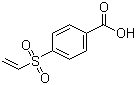 4-乙烯磺酰基苯甲酸分子结构 (CAS 95535-40-3)
