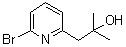 6-Bromo-alpha,alpha-dimethyl-2-pyridineethanol molecular structure (CAS 955369-59-2)