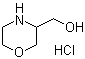 3-Morpholinemethanol hydrochloride molecular structure (CAS 955400-09-6)