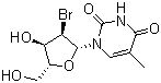 2'-溴胸苷分子结构 (CAS 95585-76-5)