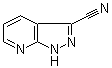1H-Pyrazolo[3,4-b]pyridine-3-carbonitrile molecular structure (CAS 956010-88-1)