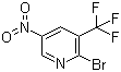 结构式 CAS# 956104-42-0, 2-溴-5-硝基-3-(三氟甲基)吡啶