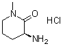 (3S)-3-Amino-1-methyl-2-piperidinone hydrochloride molecular structure (CAS 956109-56-1)