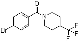 结构式 CAS# 956320-62-0, (4-溴苯基)(4-三氟甲基哌啶-1-基)甲酮