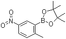 2-Methyl-5-nitrophenylboronic acid pinacol ester molecular structure (CAS 957062-84-9)