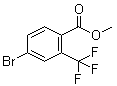 4-Bromo-2-(trifluoromethyl)benzoic acid methyl ester molecular structure (CAS 957207-58-8)