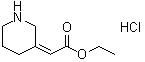 (2Z)-2-(3-Piperidinylidene)acetic acid ethyl ester hydrochloride (1:1) molecular structure (CAS 957472-02-5)