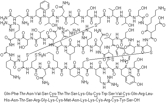 卡律(布德)蝎毒素分子结构 (CAS 95751-30-7)