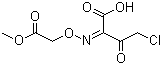4-Chloro-2-(Z)-methoxycarbonylmethoxyimino-3-oxobutyric acid molecular structure (CAS 95759-10-7)