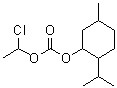 碳酸 1-氯乙基 5-甲基-2-(异丙基)环己基酯分子结构 (CAS 95774-80-4)