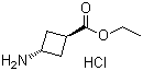 trans-3-Aminocyclobutanecarboxylic acid ethyl ester hydrochloride molecular structure (CAS 957793-36-1)