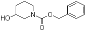 N-Cbz-3-hydroxypiperidine molecular structure (CAS 95798-22-4)