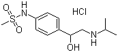 盐酸索他洛尔分子结构 (CAS 959-24-0)