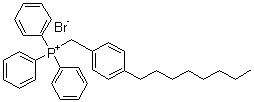[(4-Octylphenyl)methyl]triphenylphosphonium bromide molecular structure (CAS 95902-62-8)