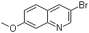 structure of CAS# 959121-99-4, 3-Bromo-7-methoxyquinoline