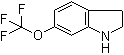 2,3-Dihydro-6-(trifluoromethoxy)-1H-indole molecular structure (CAS 959235-95-1)