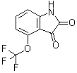 4-(Trifluoromethoxy)-1H-indole-2,3-dione molecular structure (CAS 959236-54-5)