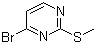 4-Bromo-2-(methylthio)pyrimidine molecular structure (CAS 959236-97-6)