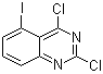 结构式 CAS# 959237-30-0, 2,4-二氯-5-碘喹唑啉