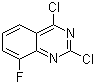 structure of CAS# 959237-64-0, 2,4-Dichloro-8-fluoroquinazoline