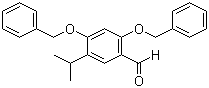 2,4-Bis(benzyloxy)-5-isopropylbenzaldehyde molecular structure (CAS 959466-51-4)