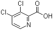3,4-Dichloro-2-pyridinecarboxylic acid molecular structure (CAS 959578-03-1)