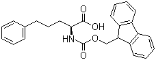 N-Fmoc-L-2-aminophenylpentanoic acid molecular structure (CAS 959578-11-1)