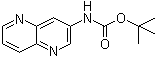 structure of CAS# 959617-73-3, tert-Butyl (1,5-naphthyridin-3-yl)carbamate