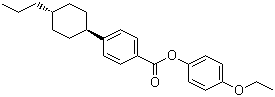 4-Ethoxyphenyl 4-trans-(4-propylcyclohexyl)benzoate molecular structure (CAS 95973-50-5)
