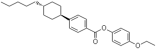 4-Ethoxyphenyl 4-trans-(4-pentylcyclohexyl)benzoate molecular structure (CAS 95973-51-6)