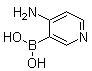 structure of CAS# 959957-75-6, (4-Aminopyridin-3-yl)boronic acid;B-(4-Amino-3-pyridinyl)boronic acid