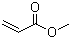 structure of CAS# 96-33-3, Methyl acrylate;Methyl 2-propenoate