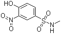 4-Hydroxy-N-methyl-3-nitrobenzenesulfonamide molecular structure (CAS 96-58-2)