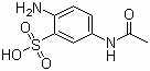 4-Aminoacetanilide-3-sulfonic acid molecular structure (CAS 96-78-6)