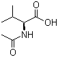 structure of CAS# 96-81-1, N-Acetyl-L-valine;Ac-Val-OH