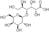 structure of CAS# 96-82-2, Lactobionic acid ;4-O-beta-D-Galactopyranosyl-D-gluconic acid