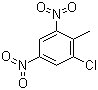 2-氯-4,6-二硝基甲苯分子结构 (CAS 96-90-2)