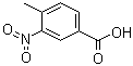 structure of CAS# 96-98-0, 4-Methyl-3-nitrobenzoic acid;3-Nitro-4-methylbenzoic acid; 3-Nitro-p-toluic acid