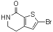 2-Bromo-5,6-dihydro-4H-thieno[2,3-c]pyridin-7-one molecular structure (CAS 960289-03-6)