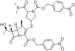 Protected meropenem molecular structure (CAS 96036-02-1)