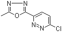 structure of CAS# 960492-59-5, 3-Chloro-6-(5-methyl-1,3,4-oxadiazol-2-yl)pyridazine