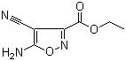 5-Amino-4-cyano-3-isoxazolecarboxylic acid ethyl ester molecular structure (CAS 96129-39-4)