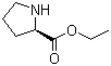 structure of CAS# 96163-72-3, (2R)-2-(Ethoxycarbonyl)pyrrolidine;(R)-Pyrrolidine-2-carboxylic acid ethyl ester