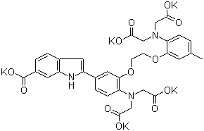 钙荧光指示剂-1分子结构 (CAS 96314-96-4)