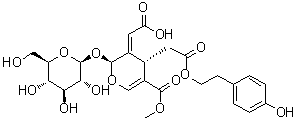 Ligustrosidic acid molecular structure (CAS 96382-89-7)