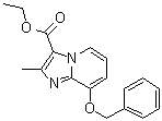 2-Methyl-8-(phenylmethoxy)imidazo[1,2-a]pyridine-3-carboxylic acid ethyl ester molecular structure (CAS 96428-50-1)