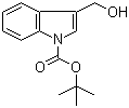 structure of CAS# 96551-22-3, tert-Butyl 3-(hydroxymethyl)-1H-indole-1-carboxylate