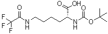 N2-[(1,1-Dimethylethoxy)carbonyl]-N6-(trifluoroacetyl)-D-lysine molecular structure (CAS 96561-04-5)